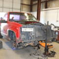 Custom Air Bag Installation on a 1994 GMC at Searcy Auto Body